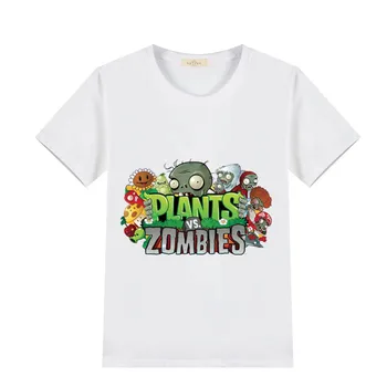 PVZ t shirt Copii t shirt Desene animate baieti cu Maneci Scurte T-Shirt Vară Băieți Fete Mici de Moda pentru Copii Imbracaminte Copii