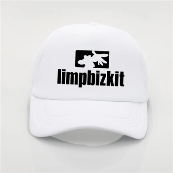 Pălării de moda limp bizkit logo baseball cap Bărbați femei vara Plasă capac șapcă de camionagiu baseballcap baieti