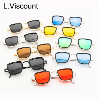 Pătrat de Metal Polarizat ochelari de Soare Barbati Femei Design de Brand de Conducere Clasic Cadru Ochelari de Soare Ochelari de cal de sex Masculin UV400 Gafas De Sol