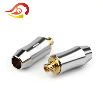 QYFANG MMCX Cască Pin Placat cu Aur Jack Audio Conector de Sârmă DIY Plug Adaptor Metalic Pentru Se425 Se525 Se535 Se846 Căști HiFi