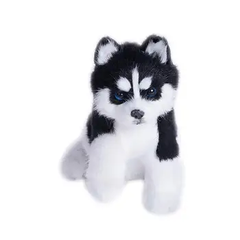 Realist Câine Husky Simulare Jucărie Câine Cățeluș Realiste Umplute De Companie Jucărie De Câine De Companie Mana Picătură De Transport Maritim De Simulare Jucarii