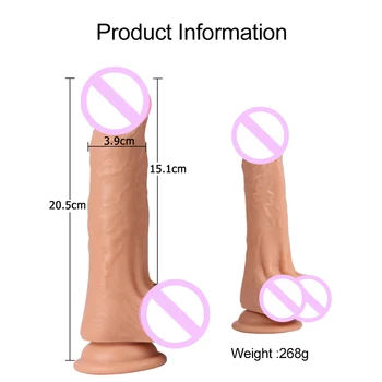 Realistic Dildo Vibrator Adult Jucării Sexuale pentru Femei cu 20 de Moduri de Vibrație pentru punctul G Clitoridian Anal Vaginal Stimularea Vibratoare
