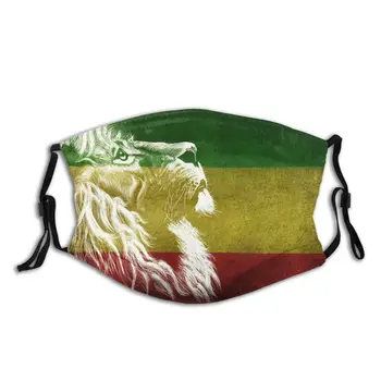 Regele Lui Iuda Rastafarian Rasta Leu Reutilizabile Gura Masca De Fata Reggae Jamaica Anti Ceata Masca Cu Filtre De Protecție Acoperă