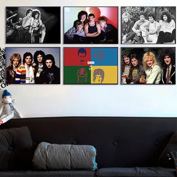 Regina Trupa de Artă Poster Bohemian Rhapsody Postere si Printuri de Perete Tablou Panza Pictura arta de Perete Cameră Decor Acasă