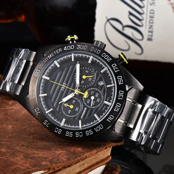 Reloj Hombre Tiso Nou Ceas Barbati Brand de Top de Moda de Lux Sport Cronograf Militare Cuarț Ceasuri pentru Om Transport Gratuit