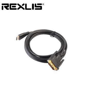 REXLIS 1080P HDMI de Mare viteză pentru Adaptor DVI 24+1 pin placat cu Aur Cablu DVI La HDMI Convertor pentru HDTV, PC, XBOX, Calculator