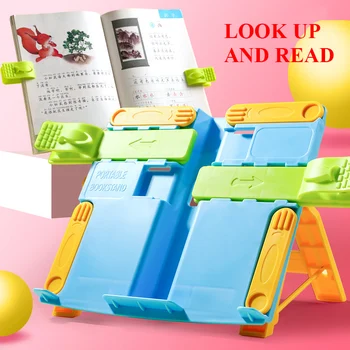 Rezervați Suport Stativ Pliabil Portabil Bookends Bookstand Lectură De Sprijin Pentru Elev Pentru Copiii De Scris Suport Accesorii De Birou