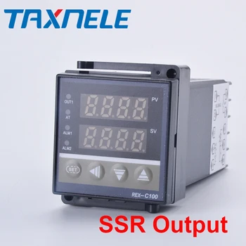 RKC PID controler de temperatura termostat REX-C100 intrare universală K 1m termocuplu