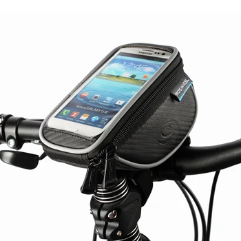 ROSWHEEL cu Bicicleta ghidon telefon sac de Biciclete Ciclism Sac de Cadru Inferior Impermeabil Ghidon Telefon cu Touchscreen Caz Husă 11810