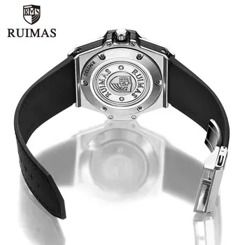 RUIMAS de Lux Brand de Top Cuarț Ceasuri pentru Bărbați Curea din Piele Sport Militare Ceas de mână de Om Impermeabil Ceas Relogios Masculino 533G