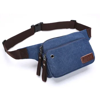 Rularea sac de talie bărbați mini panza pătrat mic sac impermeabil de marcat multifunctionala wallet în aer liber telefonul mobil geanta