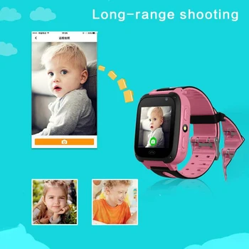 S4 Copii Ceas Inteligent LBS Poziționare Monitor SIM Card de Apelare SOS Camera de Localizare Impermeabil Copii ceas Inteligent pentru Android IOS