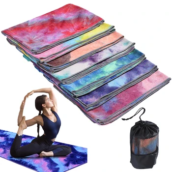 Saltea de Yoga Yoga Prosop Imprimat Yoga Prosop Non-Alunecare Printed Tie-dye Yoga de Fitness Prosop Sport Fitness Exercitii Yoga Mat