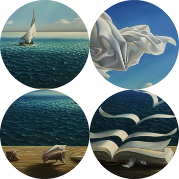 Salvador Dali, Pictura Ulei Pe Valuri Carte Barcă cu pânze Perete, Tablouri Pe Panza Suprarealism Art Postere si Printuri de Arta de Perete Imagini