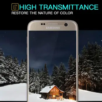 Samsung Galaxy S8 Plus alb complet 3D temperat pahar ecran Protector