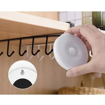 Senzor de mișcare În Cabinetul Lumini Interior USB Reîncărcabilă LED Bucătărie Lumini Led-uri Senzor de Mișcare Ușoară Dulap Montat pe Perete