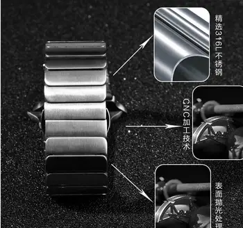 Seria 6/5/4/3/2/1 Fluture incuietoare Blocare Link-ul de bucla banda pentru Apple Watch band brățară de link-ul de curea 38/40 mm 42/44mm pentru iwatch SE