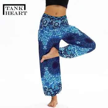 Sexy pantaloni de yoga în aer liber talie mare de Imprimare colorvalue sportive leggins sport femei, haine de fitness yoga pantaloni largi picior