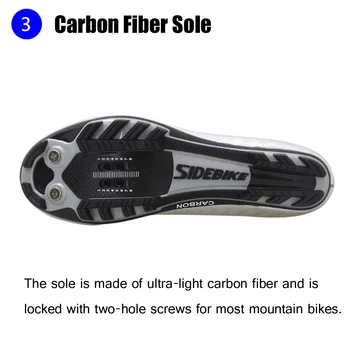 SIDEBIKE pantofi de Ciclism pentru barbati din fibra de Carbon biciclete de munte adidași de auto-blocare respirabil sapatilha ciclismo mtb racing adidas