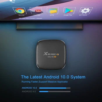 SIKAI x88 borna PRO Android 10.0 Smart TV Box Android 10 4G 128GB 6K TVBOX Rockchip H616 BT 5.0 Youtube 4K Set Top Box Media player