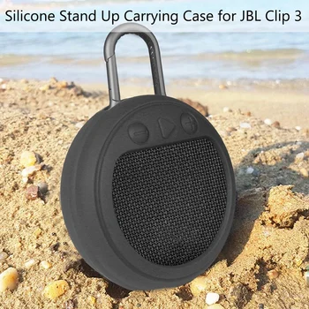Silicon Ridice Transportă Caz Acoperire pentru JBL CLIP 3 Difuzor Bluetooth de Protecție Portabil Acoperi Caz