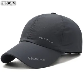 SILOQIN Bărbați Subțire Respirabil Pălărie Dimensiuni Reglabile Scrisoare Șapcă de Baseball pentru Femei uscare Rapidă Moda Subțire Limba Sepci Snapback Cap