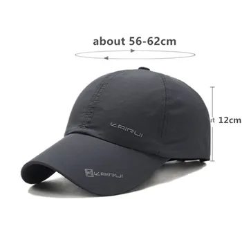 SILOQIN Bărbați Subțire Respirabil Pălărie Dimensiuni Reglabile Scrisoare Șapcă de Baseball pentru Femei uscare Rapidă Moda Subțire Limba Sepci Snapback Cap