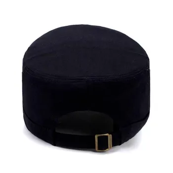 SILOQIN Nouă Bărbați Plat Capac de Primăvară de Toamnă Tendință de Moda de Bumbac Pălărie Militare Broderie Scrisoare Dimensiuni Reglabile Marca Sepci snapback
