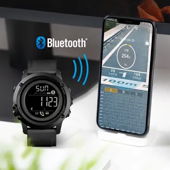 SKMEI Nici o taxă Bluetooth Mens Ceasuri Inteligente Rata de Inima 3D Pedometru Men Sport Încheietura Ceas Inteligent reloj inteligente hombre 1671