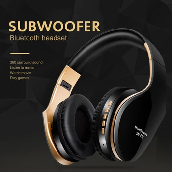 Smart Căști Bluetooth Super Bass Stereo Sunet Surround de Anulare a Zgomotului HD Microfon Calitatea Sunetului HIFI cu Fir + Wireless Căști