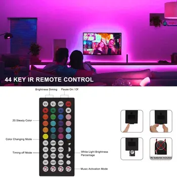 Smart RGB Neon Banda DIY Culori Benzi de Lumină LED Decor Dormitor RGB Led Setare Timer SMD5050 2835 Bandă Diodă LED-uri de Iluminat