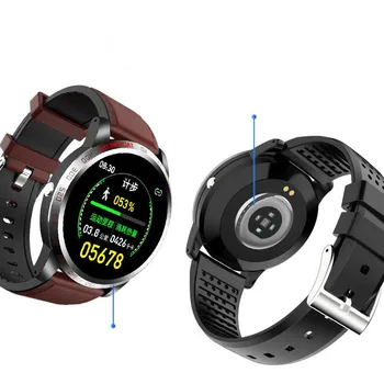 Smartwatch-bratara ecran mare ECG inima sanatoasa rata de presiune de oxigen din sange impermeabil contra pas Bluetooth sport smar ceas
