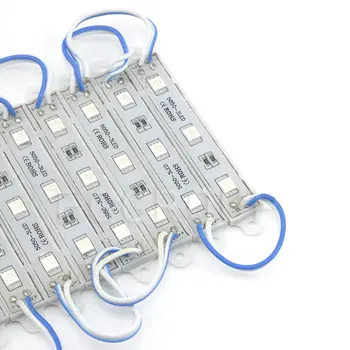 SMD 5050 LED-uri Modulul de Lumina 3 LED-uri DC12V Impermeabil Semn de Publicitate Fata de Magazin Bandă de Lumină Lampă Module Lumini Kit de Culoare Albă