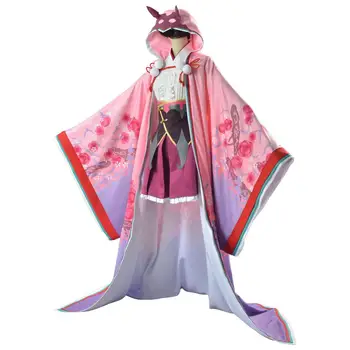 Soarta mare Pentru FGO Asasin Osakabehime Cosplay Costum Adult Femei, Kimono Tinuta Completa Costumul de Halloween Costum de Carnaval