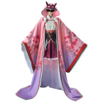 Soarta mare Pentru FGO Asasin Osakabehime Cosplay Costum Adult Femei, Kimono Tinuta Completa Costumul de Halloween Costum de Carnaval