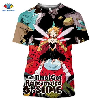 SONSPEE Anime Acel Moment am Reîncarnat Ca Un Noroi T-Shirt cu Maneci Scurte Casual de Vara de Top de Imprimare 3d Cosplay Tricouri Unisex