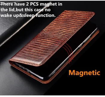 Soparla model din piele naturală caz slot pentru card de suport pentru Samsung Galaxy M51/Galaxia M31/Galaxy M21/Galaxy M11 magnetice caz de telefon
