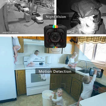 SQ11 Mini Camera HD Action Camera Auto HD camera Video Cu Night Vision 12MP Camera Mini DV de Detectare a Mișcării DV Monitor Ascuns