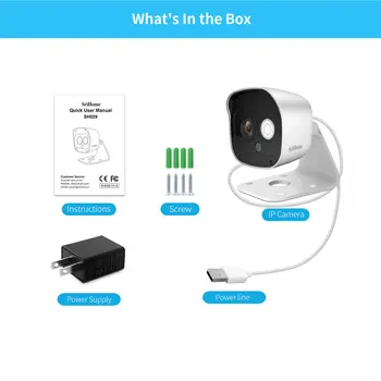 Sricam SH029 3.0 MP Mini Camera IP Waterproof Camera WIFI Smart Home Viziune de Noapte Baby Monitor Mobil de la Distanță tracului de Alarmă