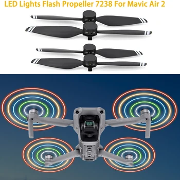 STARTRC Lumini LED Flash Elice 7238 reîncărcabilă Elice Noaptea de Zbor Pentru DJI Mavic Air 2 Elice Drone Accesorii