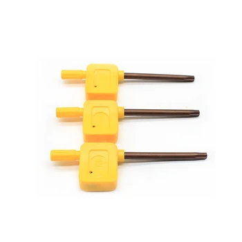 Steag galben cheie T20 Instrumente Suport Accesorii standard Torx pentru CNC suport instrument Torx șurub cheie