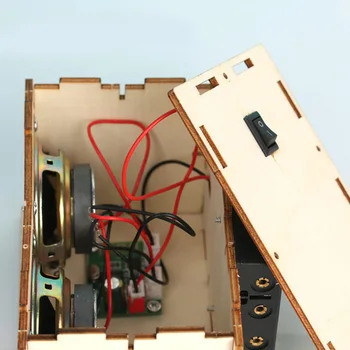 STEM de Învățare Non Toxice ABS Baterii Electronice de Sunet Amplificator DIY Cutie Difuzor Bluetooth Kit Manual Experiment științific
