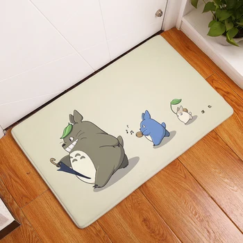 Stil De Desen Animat Decorative De Interior Podea Mat Bucătărie Covor Totoro Imprimare Anti-Alunecare, Baie Covor Decor Acasă Intrarea Preș