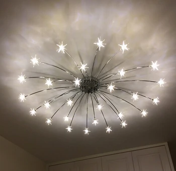 Stil European Mată de Cristal Lumina Plafon Pentru Camera de zi Dormitor CONDUS Hall Hotel de Lux a Crescut Lampă de Iluminat Acasă