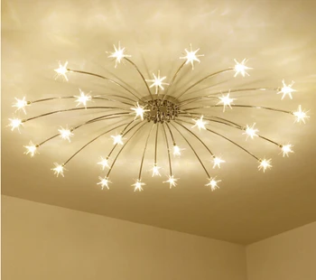 Stil European Mată de Cristal Lumina Plafon Pentru Camera de zi Dormitor CONDUS Hall Hotel de Lux a Crescut Lampă de Iluminat Acasă