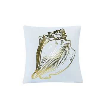Stil Mare Pentru Pernele De Acoperire Geometrice Catifea Aur Alb Perna Decorativa Caz 45*45 Canapea Decor Acasă Pillowcover