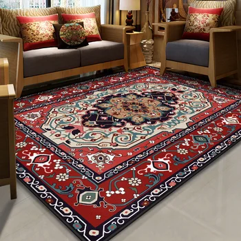 Stilul persan Salon Zona Covor de Coridor Bucatarie Dormitor Covor Interior Podea de Cristal Catifea Covor Mare pentru Casa Living