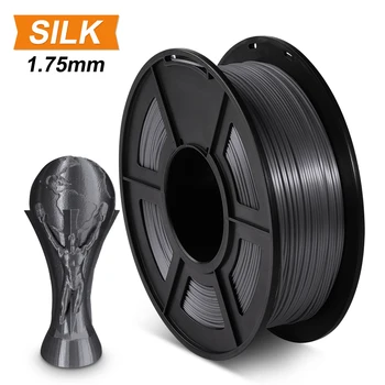 SUNLU 1.75 PLA Silk 3D cu Filament 1KG Cu Bobina de MĂTASE PLA cu Incandescență Pentru Imprimantă 3D de Imprimare fără probleme Materiale 3D