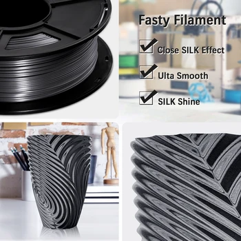SUNLU 1.75 PLA Silk 3D cu Filament 1KG Cu Bobina de MĂTASE PLA cu Incandescență Pentru Imprimantă 3D de Imprimare fără probleme Materiale 3D