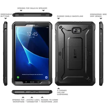 SUPCASE Pentru Samsung Galaxy Tab 10.1 Caz (Nu Pix Versiune) UB Pro Full-corp Robust Hibrid Caz cu Built-in Ecran Protector
